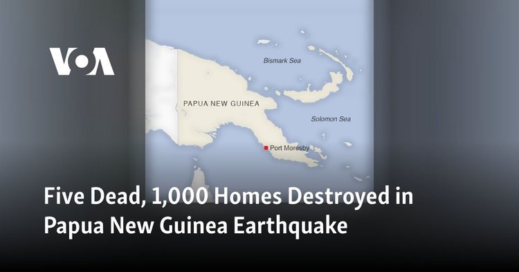 Papua New Guinea earthquake today