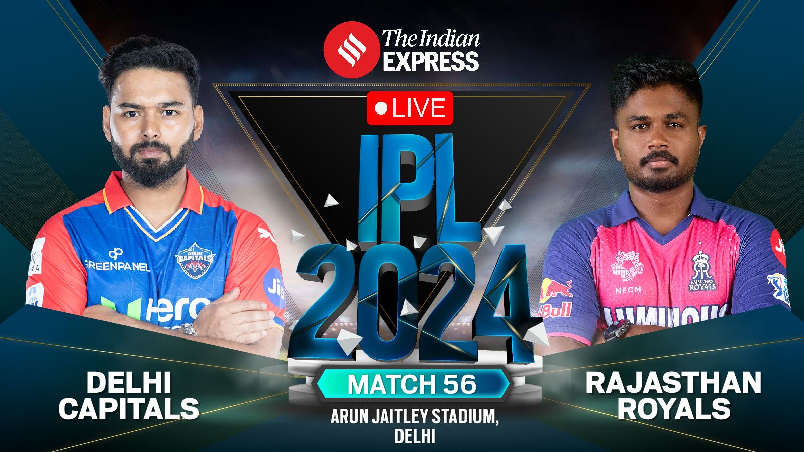 Dc Vs Rr Live Score Ipl 2024 Sanju Samson Scores Fifth Fifty Of Dc Vs Rr Bfn My 6553